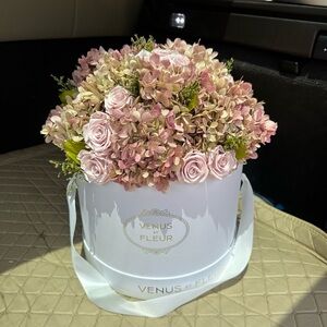 Pink and Green Floral Arrangement